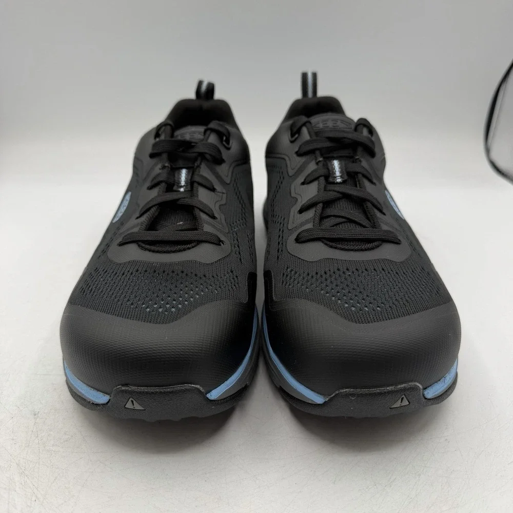 KEEN Sparta 2 Work Shoes Womens Sz 9.5 M Airy Blue/Black‎ Sneakers Safety Toe